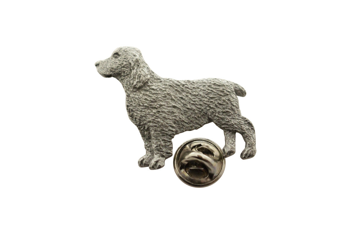 Springer Spaniel Pin ~ Antiqued Pewter ~ Lapel Pin ~ Sarah's Treats & Treasures